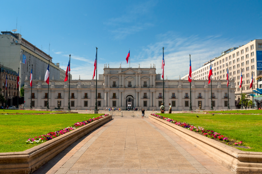 Palacio de la Moneda di Santiago del Cile