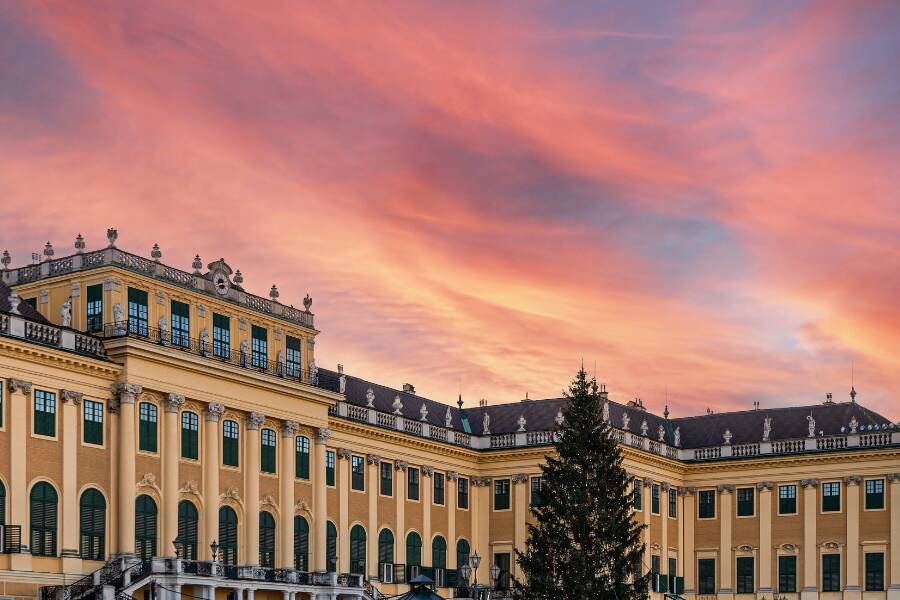 Vienna a natale Schönbrunn