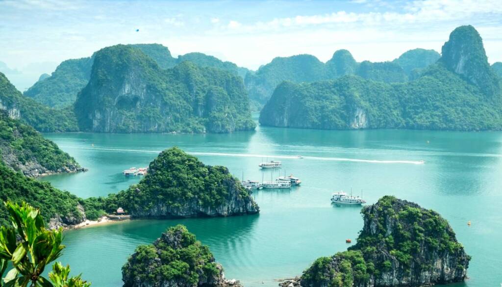 La baia di Halong, patrimonio UNESCO