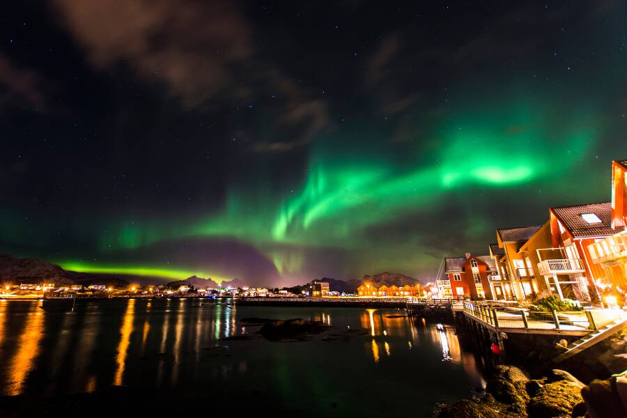 Aurora boreale Tromso