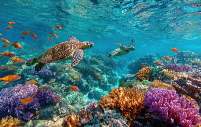 le barriere coralline del mondo