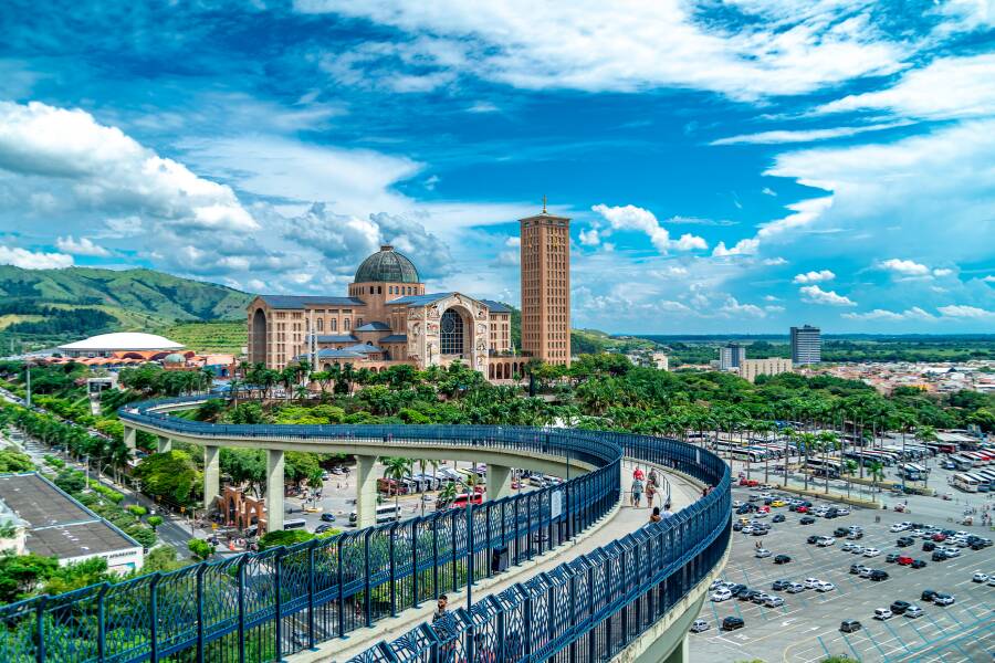 La cattedrale di Nostra Signora di Aparecida brasile