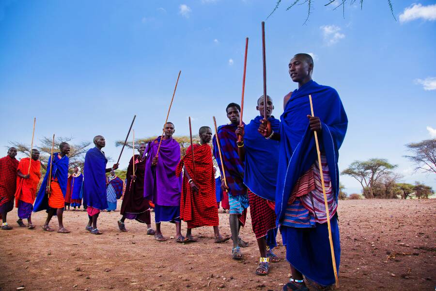 I masai della Tanzania