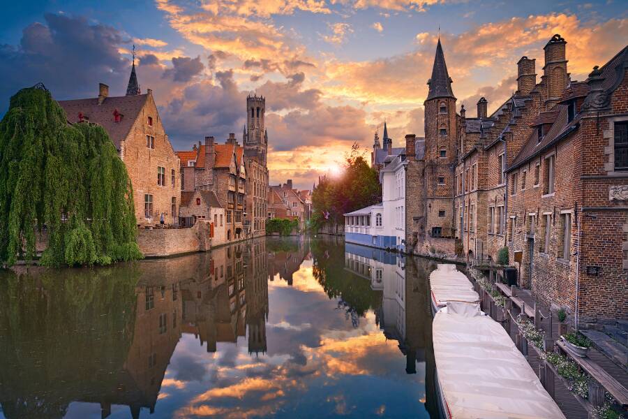 Bruges al tramonto