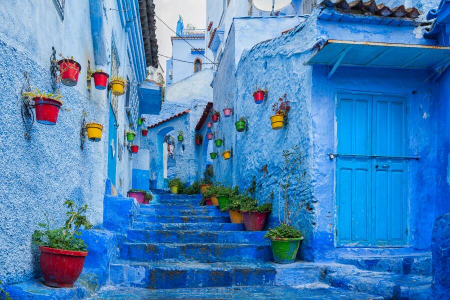 La città blu inMarocco