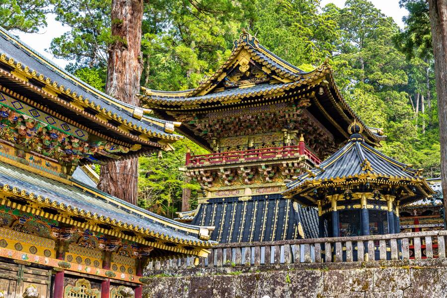 Architettura tradizionale del Santuario Toshogu a Nikko